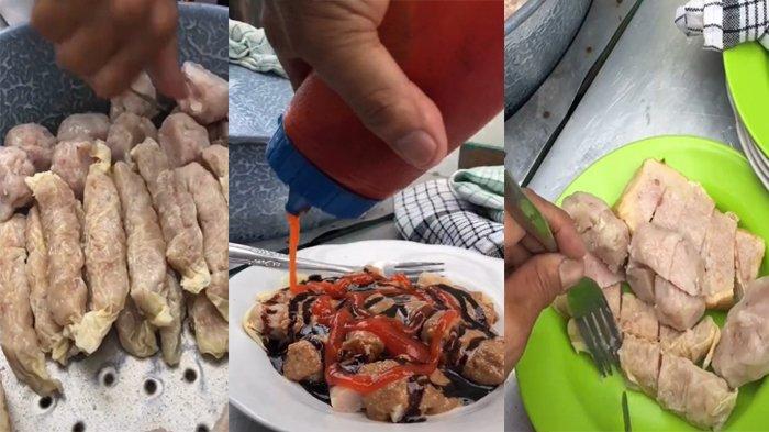 Siomay Babi yang viral di TikTok.