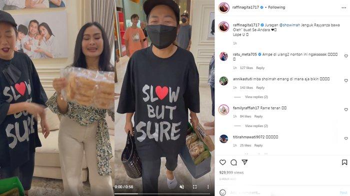 Soimah dan Iis Dahlia tengok putra kedua Raffi Ahmad, Rayyanza.