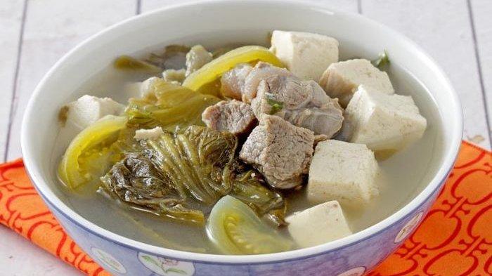 sup sawi daging