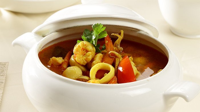Sup Seafood Asam Pedas
