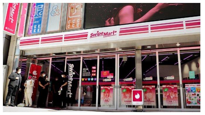 Tampilan depan SwipeMart by Tinder