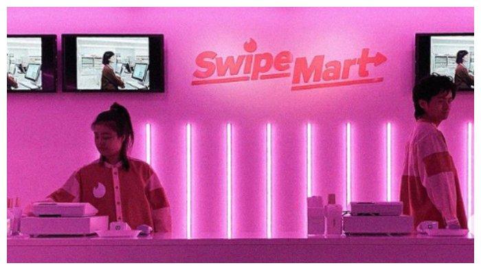 Tampilan kasir utama di SwipeMart