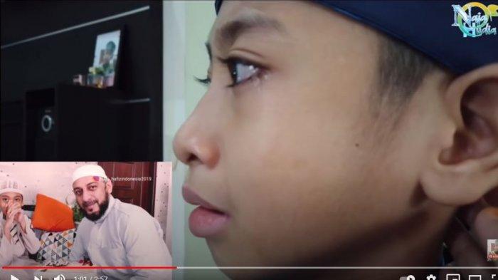 Tangis Naja tahu Syekh Ali Jaber meninggal dunia