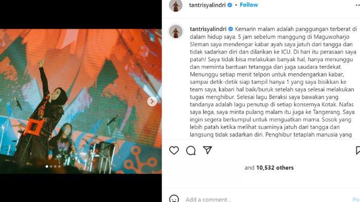Tantri Kotak ceritakan pengalaman terberat saat manggung.