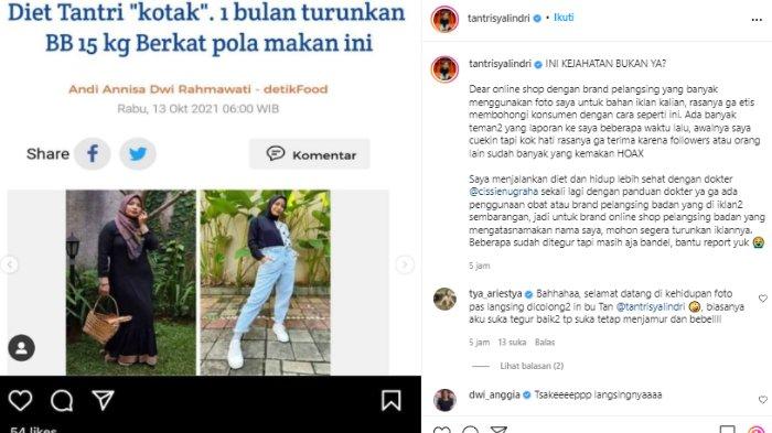 Tantri Kotak geram fotonya dicatut untuk produk pelangsing