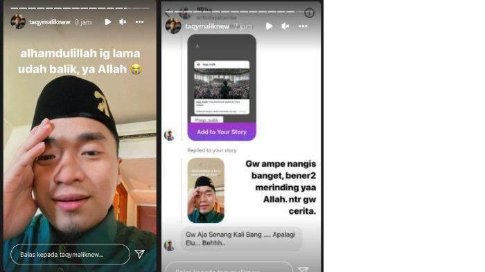 Taqy Malik ungkap kebahagiaan setelah akun Instagramnya kembali