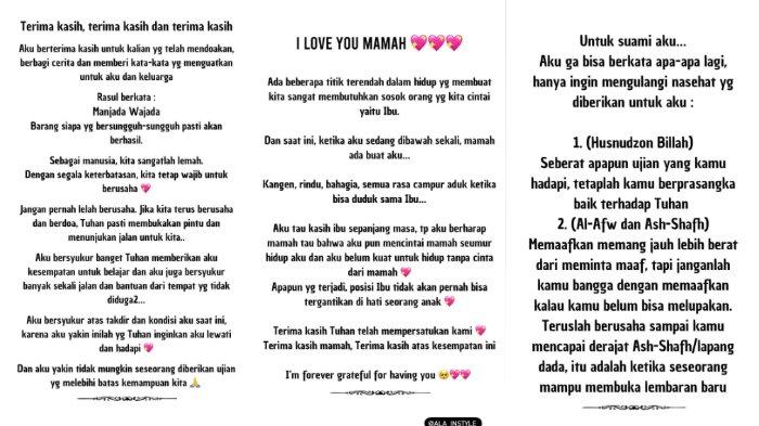 Tasyi Athasyia ungkap sudah baikan dengan sang mama