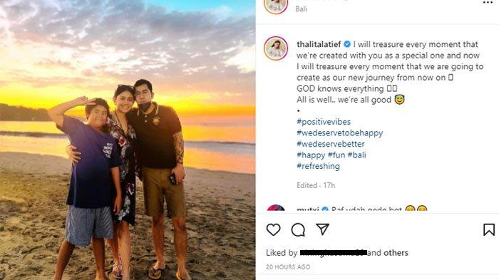 Thalita Latief pamer kemesraan dengan seorang pria