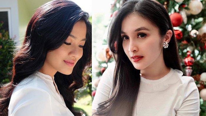 Titi Kamal dan Sandra Dewi memiliki rambut yang tebal dan berkilau