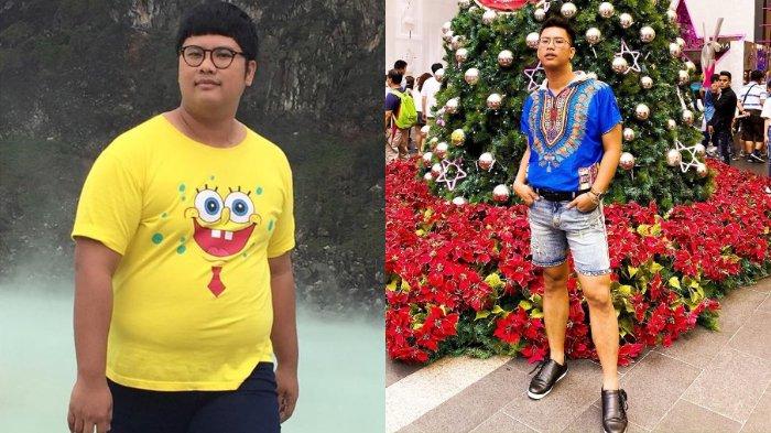 Transformasi Ricky Cuaca yang berhasil turunkan berat badan