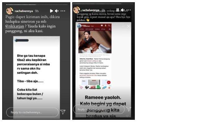 Unggahan Rachel Vennya