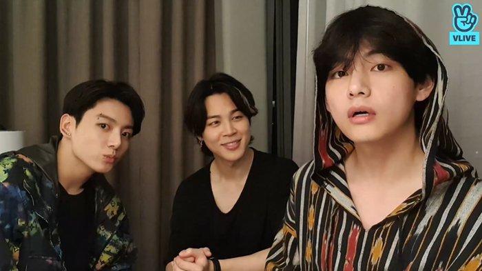 V BTS pura-pura jadi kreator konten, undang bintang tamu, Jimin dan Jungkook.