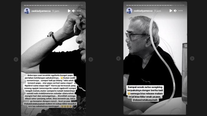 Zaskia Adya Mecca kabarkan sang ayah, Eka Dewanta Insan Kamil terpukul saat kehilangan sahabatnya.