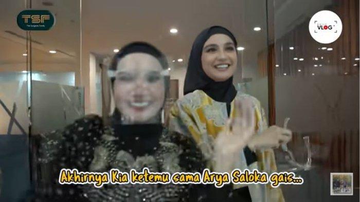 Zaskia Sungkar antusias bertemu Arya Saloka.