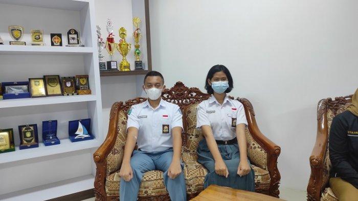 Siswa SMAN 1 Kendari Aditya Arya Anandtha Bahtiar, dan siswi SMK 3 Baubau Ainun Jahria Ismail menjadi Paskibraka 2021 di Istana Merdeka mewakili Provinsi Sulawesi Tenggara.