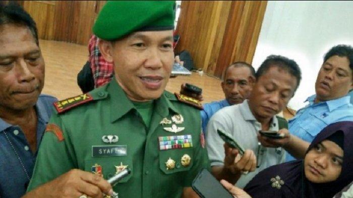 Pangdam XIV Hasanuddin yang baru Mayjen TNI Mochamad Syafei Kasno saat masih berpangkat Kolonel.
