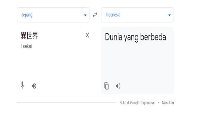 Arti Isekai, Kata yang Jadi Bahasa Gaul Netizen Tanah Air