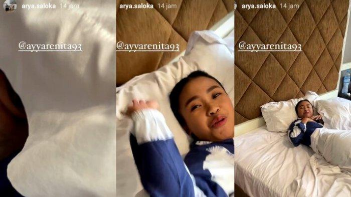 Arya Saloka jahili Ayya Renita saat tidur