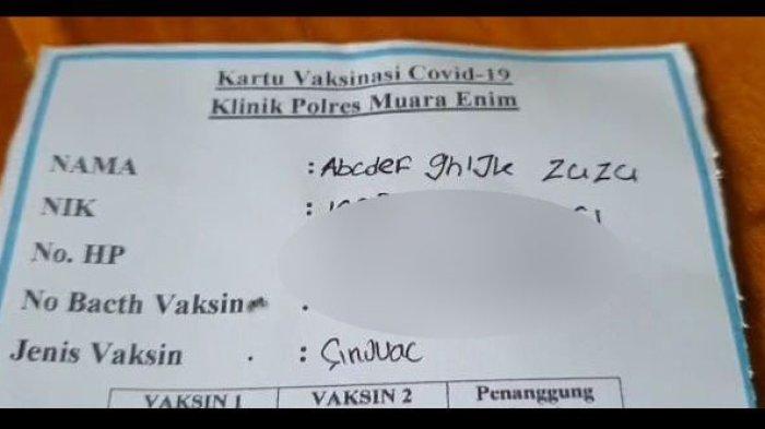 Viral siswa bernama ABCDEF GHIJK Zuzu di Muara Enim