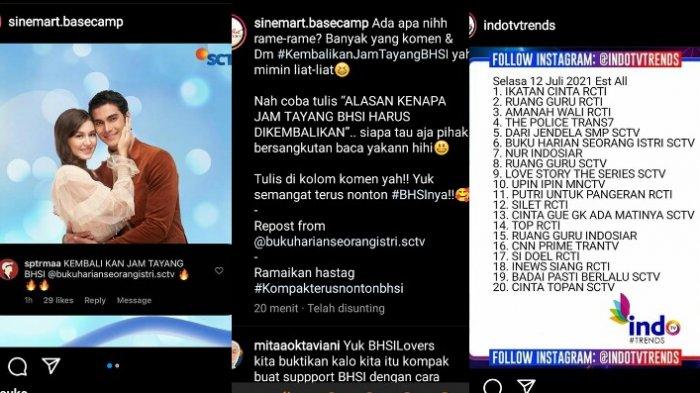 Buku Harian Seorang Istri anjlok berhadapan langsung dengan Ikatan Cinta