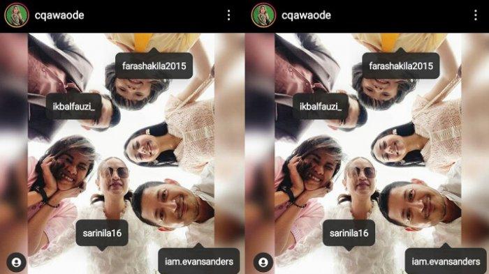 Chika Waode posting foto bareng pemain Ikatan Cinta tanpa tag Glenca Chysara