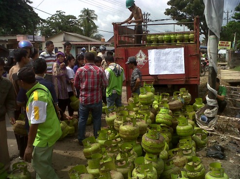 Edaran Bupati Muba : ASN dan Warga Berpenghasilan Lebih dari Rp 1,5 Juta Dilarang Pakai LPG 3 Kg