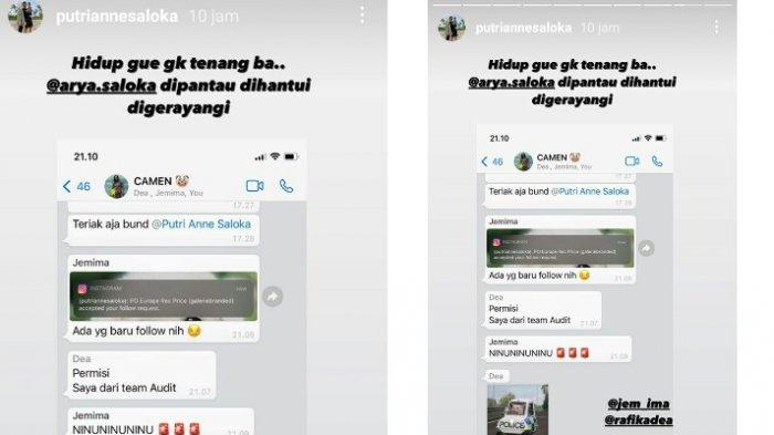 Putri Anne ngadu ke Arya Saloka gara-gara ulah dua temannya