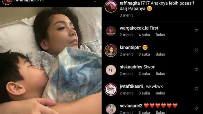 Raffi Ahmad sebut Rafathar kini lebih posesif ke Nagita Slavina