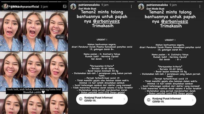 Support Glenca Chysara ke Amanda Manopo dan Putri Anne ke Arbani Yazis