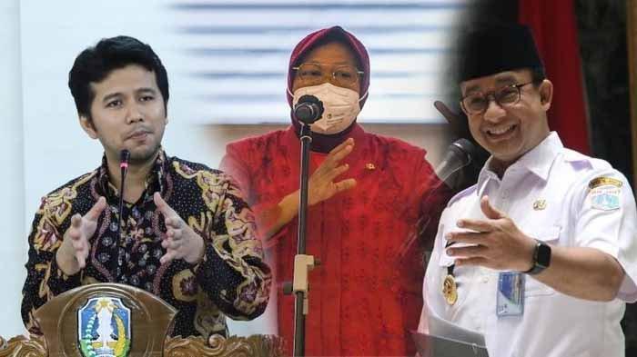 Peluang pertarungan Emil Dardak, Tri Rismaharini dan Anies Baswedan di ilgub DKI Jakarta mendatang.