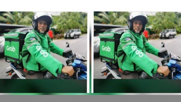 Haji Aedil Mat (53) kepala sekolah yang nyambi jadi driver ojol