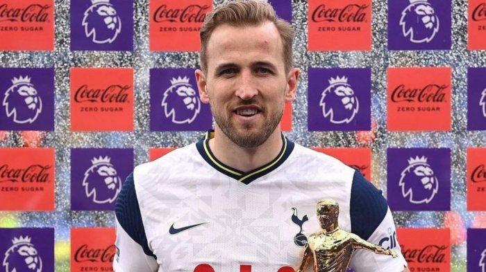 Harry Kane saat menjadi top skorer dan top assist Liga Inggris musm lalu