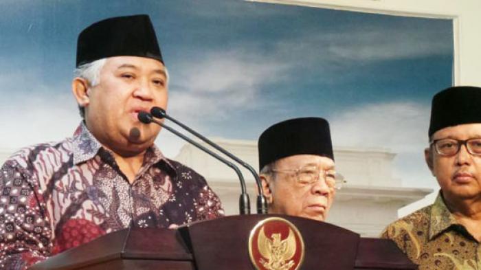 Ketua Umum Majelis Ulama Indonesia Din Syamsuddin.