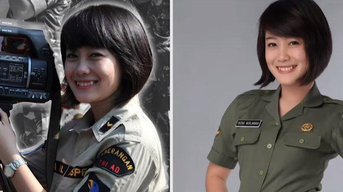 Sertu (K) Rizka Nurjanah, prajurit TNI AD yang telah membuat Kepala Staf Angkatan Darat (KSAD) Jenderal Andika Perkasa menangis