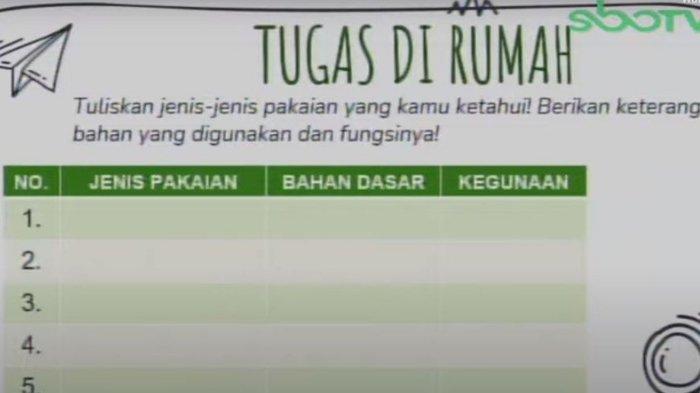 soal SD Kelas 3 GURUKU SBO TV, Jumat (12/3/2021)
