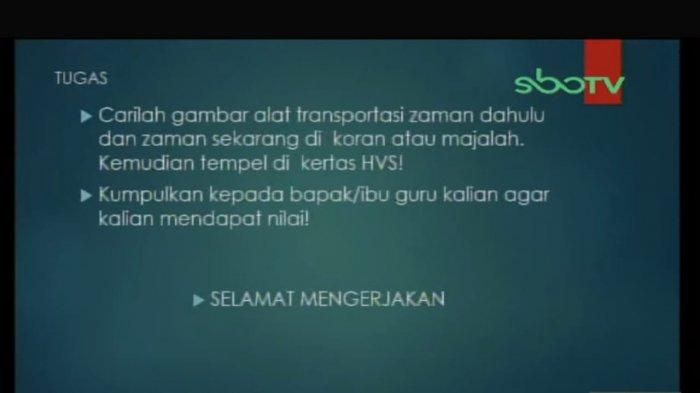 Soal SD kelas 3 GURUku SBO TV, Jumat (26/3/2021)