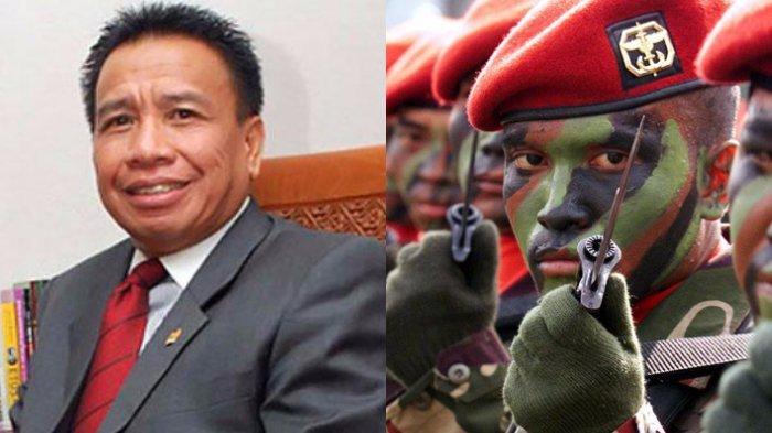 Miing Bagito (kiri). Sosok Letda Dipa Dipura Anak Miing Bagito yang Jadi Prajurit Kopassus ada di artikel ini