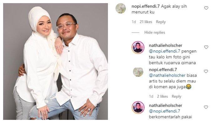 unggahan Nathalie Holscher yang dinyinyiri warganet