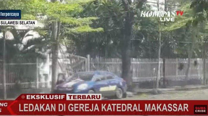 Update Terbaru Bom Gereja di Makassar, Viral Video Diduga Pelaku Terkapar, ini Situasi di Lokasi