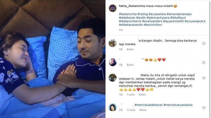 Adegan Amanda Manopo dan Arya Saloka di kamar dalam sinetron Ikatan Cinta tinggal kenangan