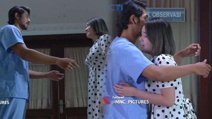 Adegan Andin dan Aldebaran berpelukan diperankan Arya Saloka dan Amanda Manopo