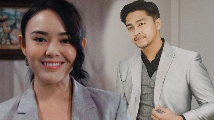 Amanda Manopo (kiri) pemeran Andin Ikatan Cinta dan Deva Mahenra pemeran Sal (kanan)
