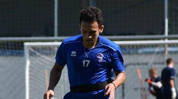 Egy Maulana Vikri berlatih bersama FC ViOn Zlate Moravce, klub Liga Slovakia.
