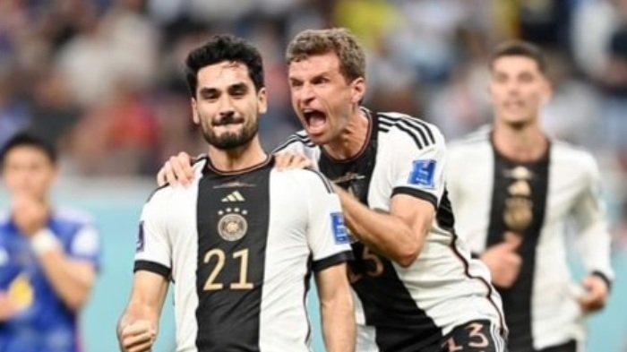 Jerman kalah 1-2 dari Jepang pada laga perdana di Grup EÂ Piala Dunia 2022Â di Stadion Khalifa International, Doha, Rabu (23/11/2022).