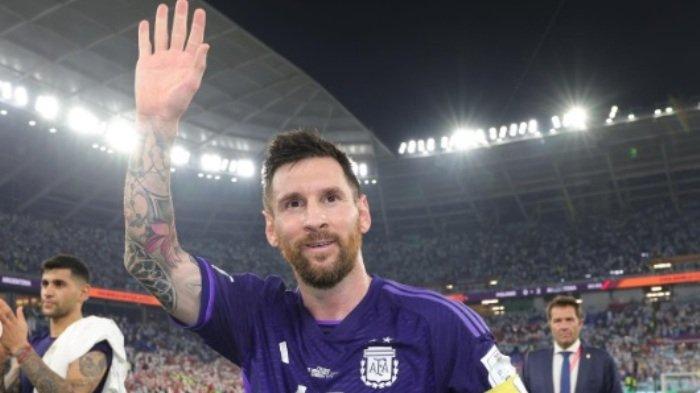 Kapten Timnas Argentina, Lionel Messi, di Piala Dunia 2022 Qatar.