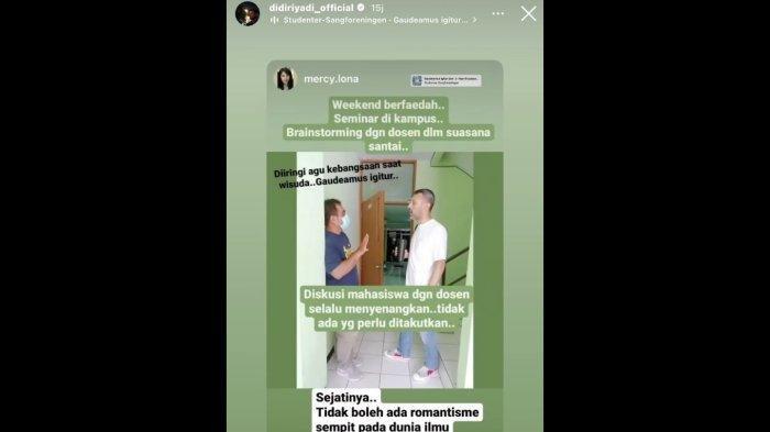 Postingan Didi Riyadi jadi musisi sekaligus dosen muda