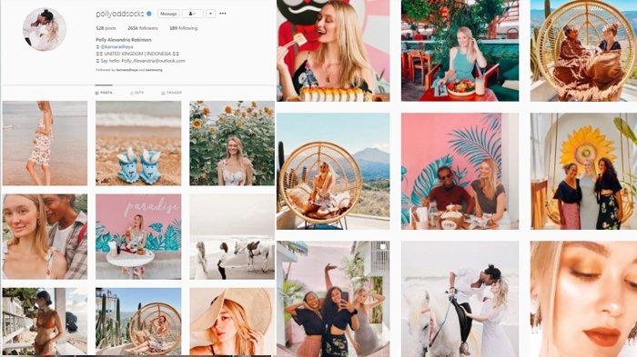 Akun Instagram Polly Alexandria