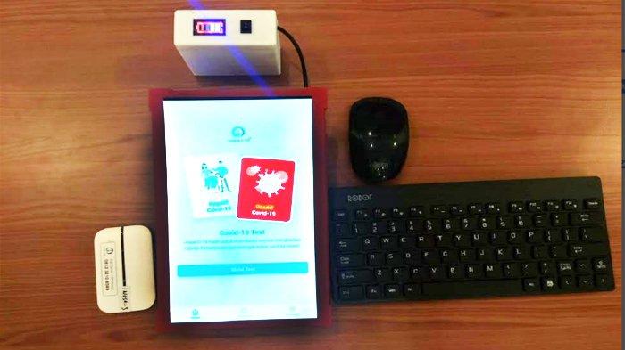 Alat deteksi Covid-19 karya Guru Besar Institut Teknologi Sepuluh Nopember (ITS) Prof Drs Ec Ir Riyanarto Sarno MSc PhD , inovasi alat pendeteksi Covid-19 melalui bau keringat ketiak yang dinamakan I-Nose C-19.