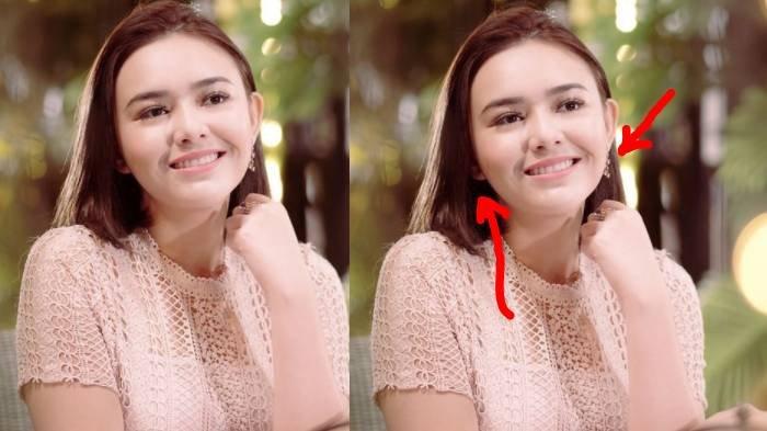Anting aneh Amanda Manopo cuma di pakai di sebelah kanan