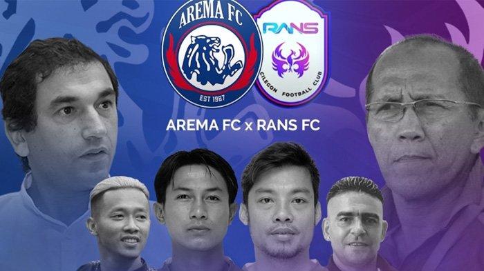 Arema FC Vs Rans Cilegon FC laga uji coba Minggu 6 Juni 2021 di Kanjuruhan